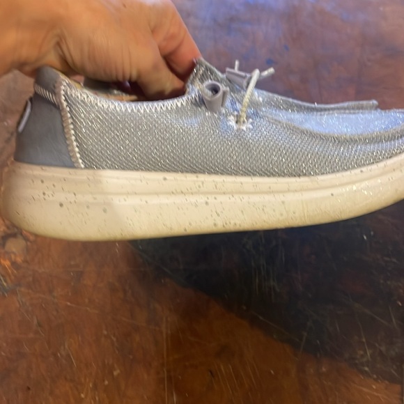 Women’s Hey Dude periwinkle loafers - Picture 4 of 6